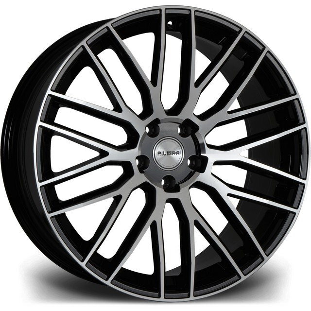 Литі диски Riviera RV126 R22 W10 PCD5x115 ET40 DIA74.1 (gloss black polished)-зображення-1