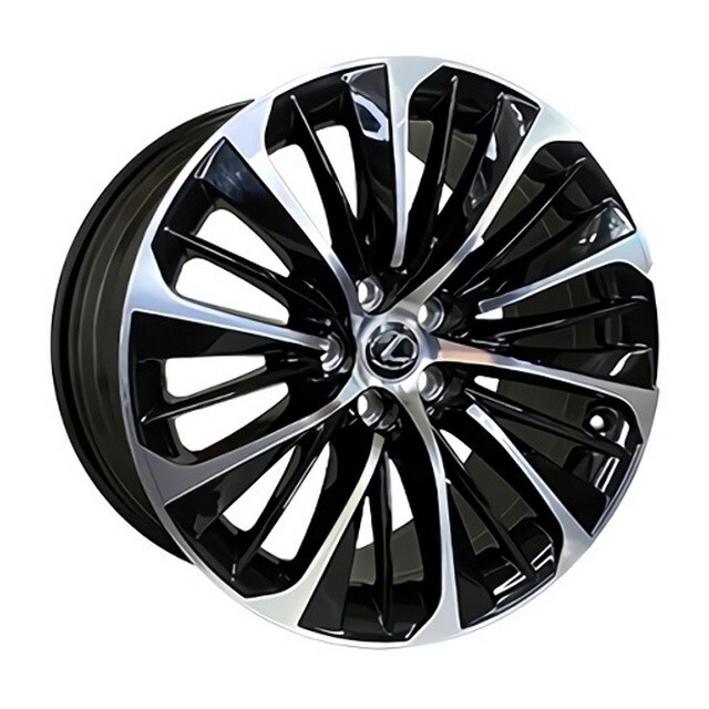 Литі диски Replica Lexus (LX703) R20 W8.5 PCD5x120 ET24 DIA60.1 (BKF)-зображення-8