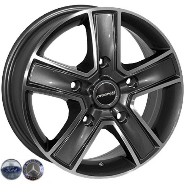 Литі диски Replica Renault (BK473) R16 W6.5 PCD5x118 ET45 DIA71.1 (GP)