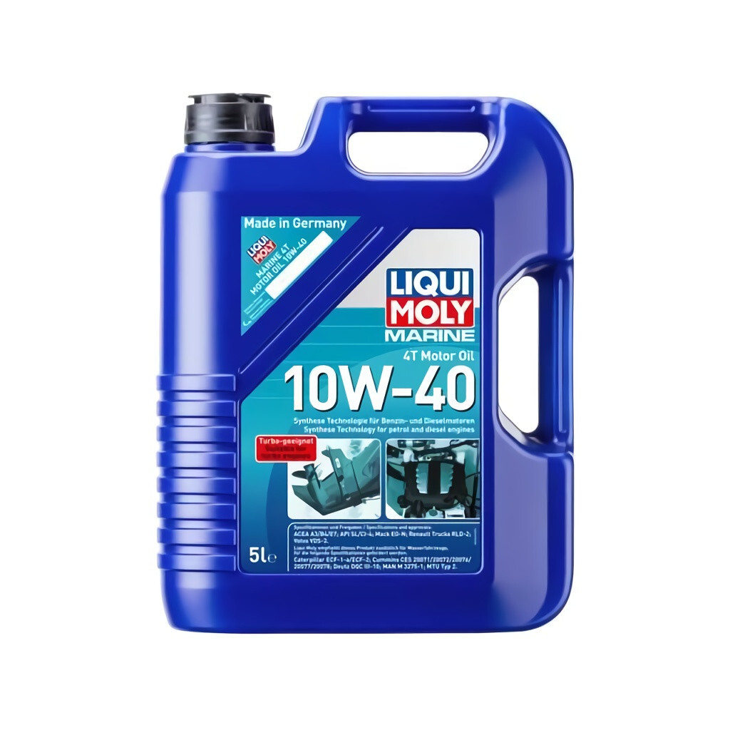 Моторна олива Liqui Moly для човнових двигунів Marine 4-T Motor Oil 10W-40 (5л.)