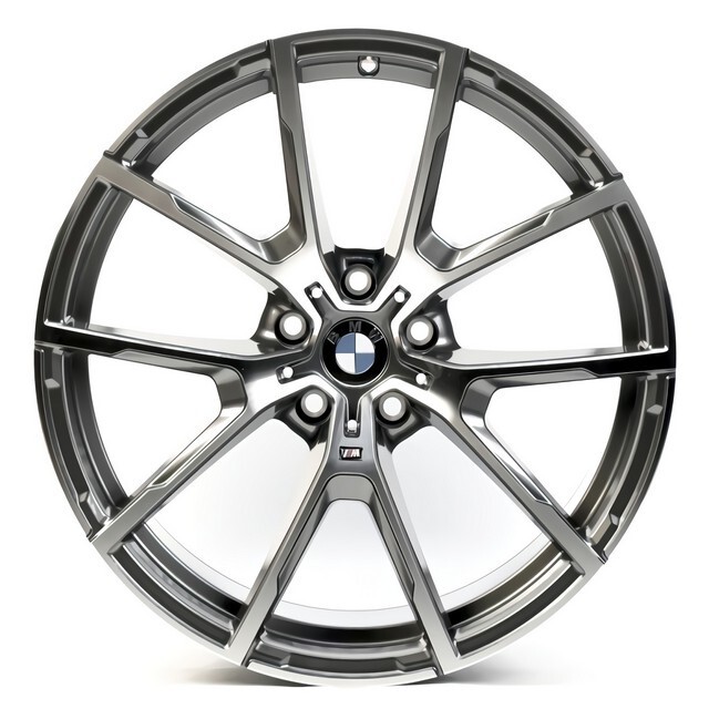 Литі диски Replica BMW (B868) R19 W9.5 PCD5x112 ET37 DIA66.6 (gun metal machined face)-зображення-6