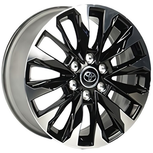 Литі диски Replica Toyota (TY788) R20 W8 PCD6x139.7 ET60 DIA95.1 (BKF)-зображення-12