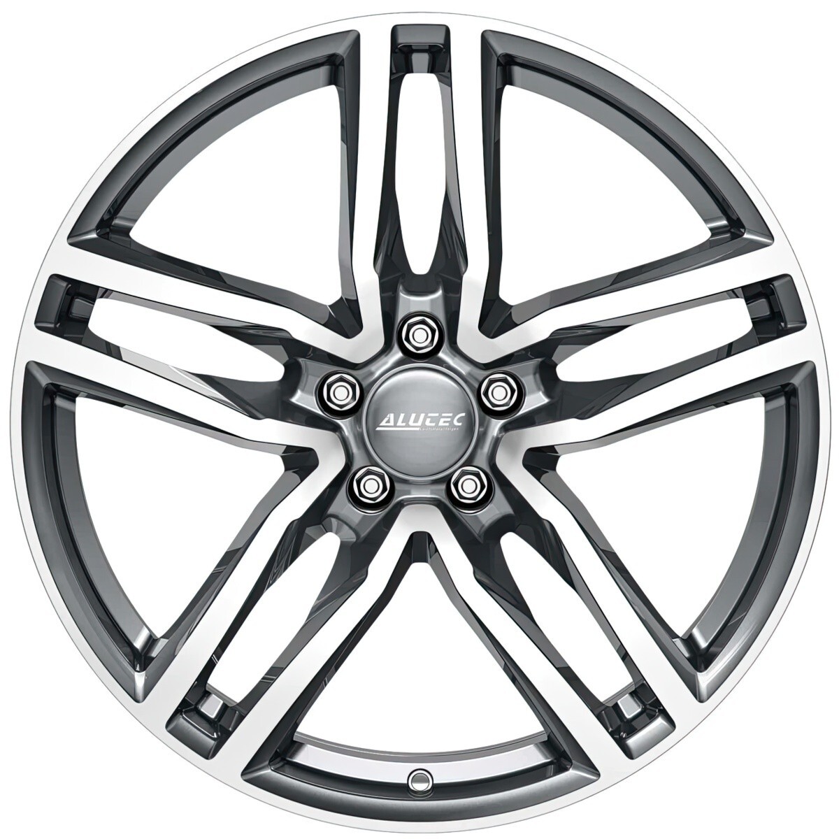 Литі диски Alutec Ikenu R16 W6.5 PCD4x108 ET20 DIA65.1 (graphite polished)-зображення-1
