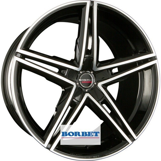 Литі диски Borbet XRS R19 W8.5 PCD5x112 ET40 DIA72.6 (gloss black polished)