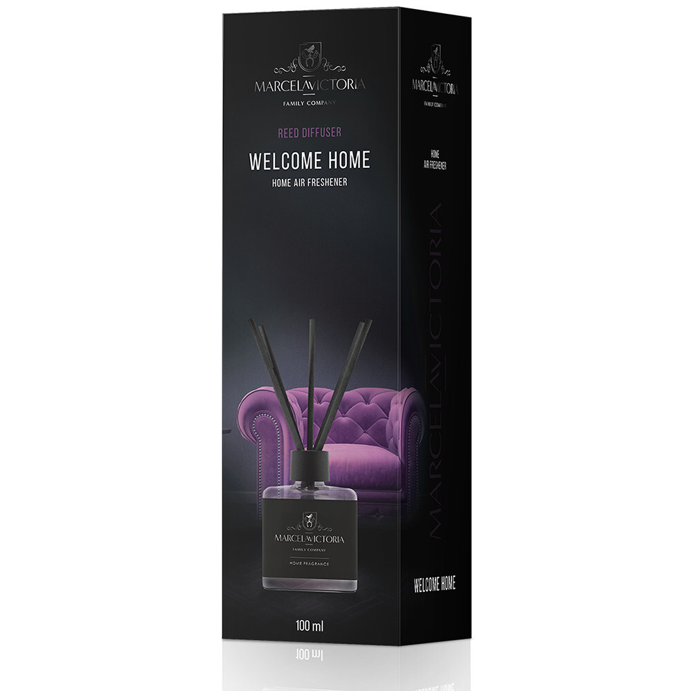 Аромадиффузор MarcelaVictoria ReedDiffuser Welcome Home (Ласкаво просимо додому) 100ml Аромадиффузор MarcelaVictoria ReedDiffuser Welcome Home (Ласкаво просимо додому) 100ml