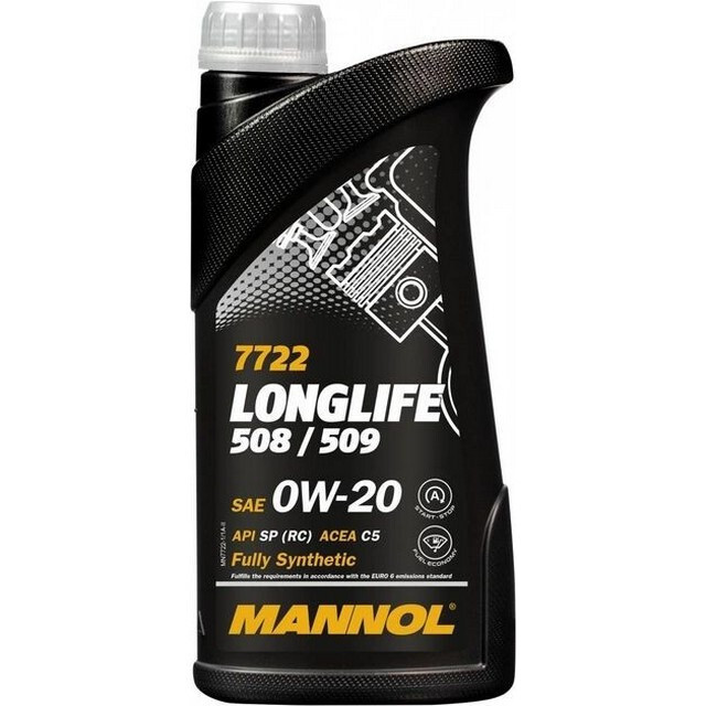 Моторна олива Mannol 0W-20 LONGLIFE 508/509 (1л.)