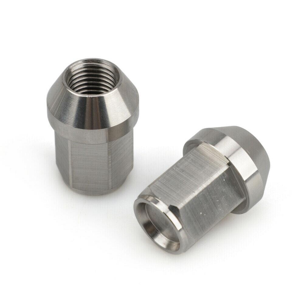 KK | Набір Гайок M12*1.5*35мм. Конус. Райдужний Хром. Ключ 19-зображення-1