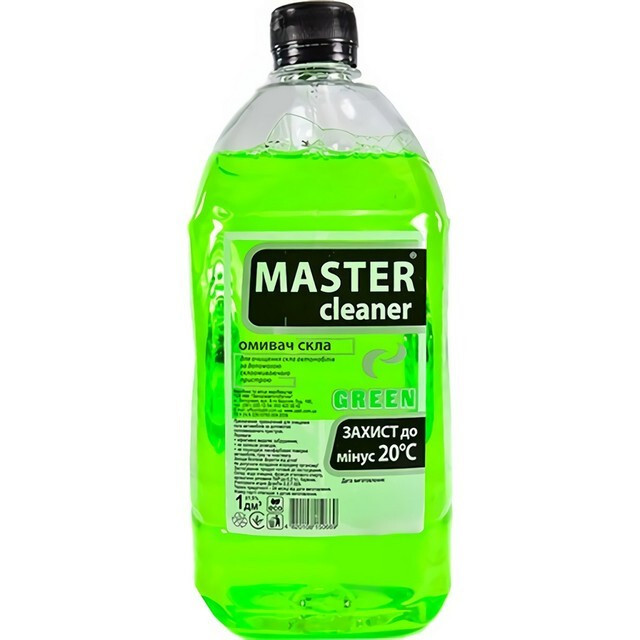 Омивач скла зимовий Мaster cleaner -12°C Екзотик (1л.) Омивач скла зимовий Мaster cleaner -12°C Екзотик (1л.)