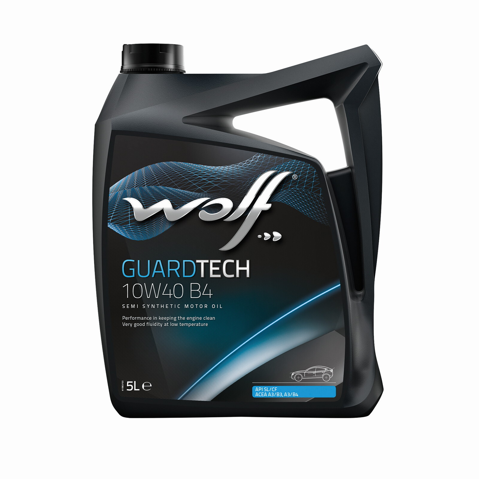 Моторна олива Wolf Guardtech B4 10W-40 (5л.)