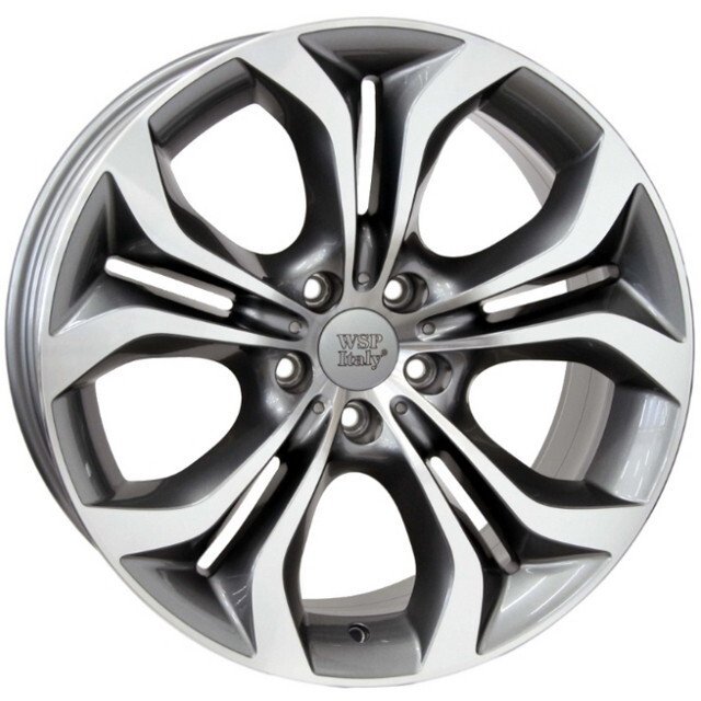 Литі диски WSP Italy BMW (W674) Aura R18 W8 PCD5x120 ET30 DIA72.6 (anthracite polished)