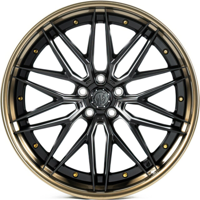 Литі диски WS Forged WS-075C R21 W10.5 PCD5x112 ET25 DIA66.6 (satin black lip gloss bronze)-зображення-1