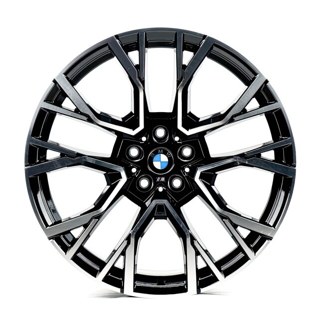 Литі диски Replica BMW (B021-45) R21 W10.5 PCD5x120 ET43 DIA74.1 (black machined face)
