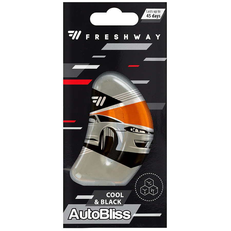 Рідкий Ароматизатор на дзеркало Fresh Way Auto Bliss Cool and Black (Чорний Лід) 8ml