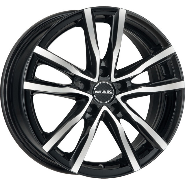 Литі диски Mak Milano R16 W6.5 PCD5x108 ET45 DIA72 (black mirror)-зображення-1