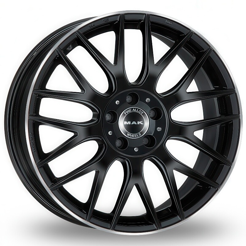 Литі диски Mak Arrow R18 W8 PCD5x112 ET50 DIA66.6 (black lip polished)