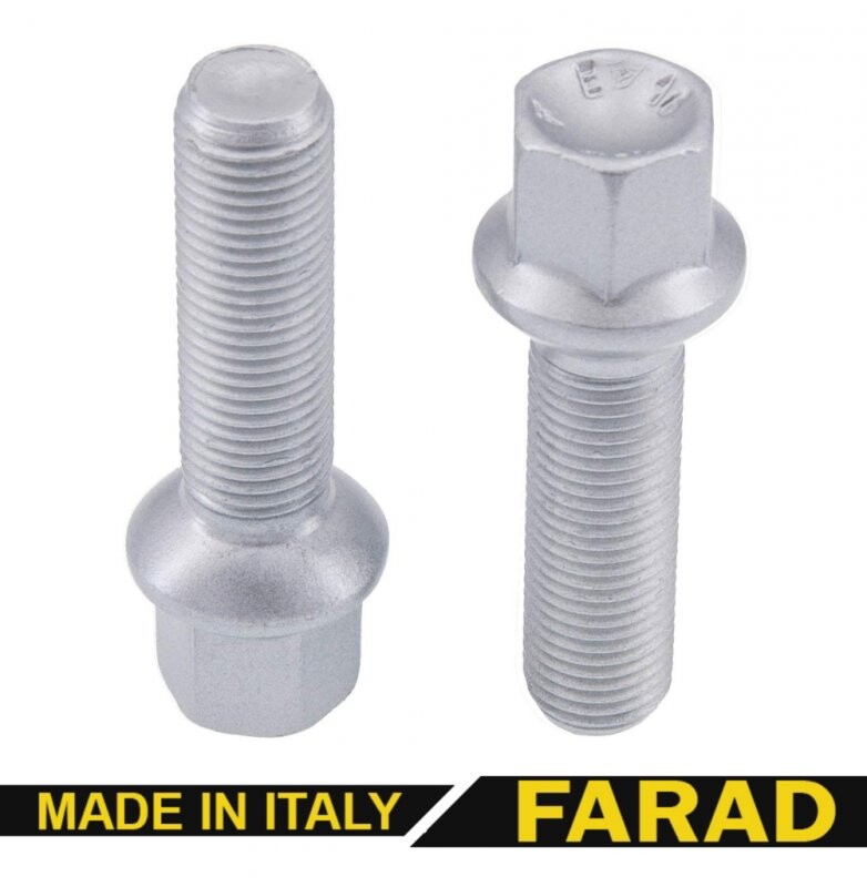 FARAD | Болт M12х1.5х55 Сфера Цинк Ключ 17