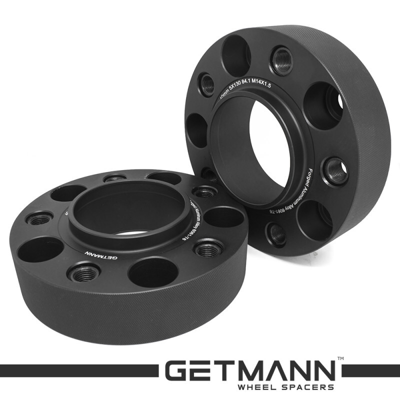 Автомобільне розширювальне кільце (Spacer) GETMANN H=40 мм PCD5*130 DIA84.1 футорка 14*1.5 (Ковані)-зображення-1