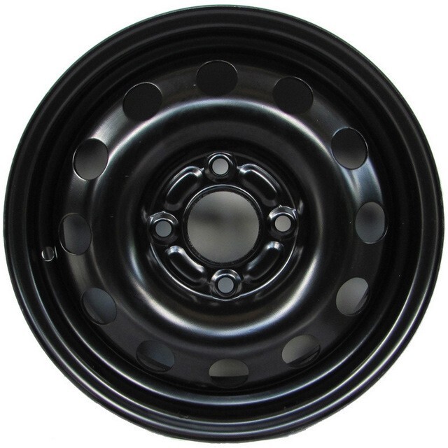 Сталеві диски Steel Logan R15 W6 PCD4x100 ET40 DIA60.1 (black)-зображення-1