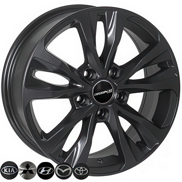 Литі диски ZW BK5212 R16 W6.5 PCD5x114.3 ET40 DIA67.1 (matt black)