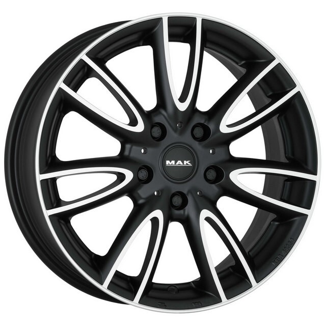 Литі диски Mak Jackie R15 W5.5 PCD4x100 ET45 DIA60.1 (ice black)-зображення-1