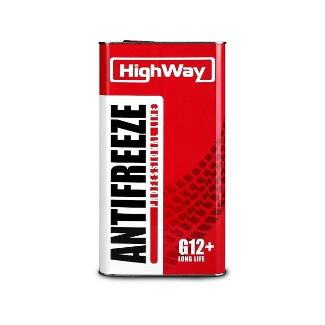 Антифриз HighWay -40 LONG LIFE (червоний) G12+, 5кг.-зображення-1