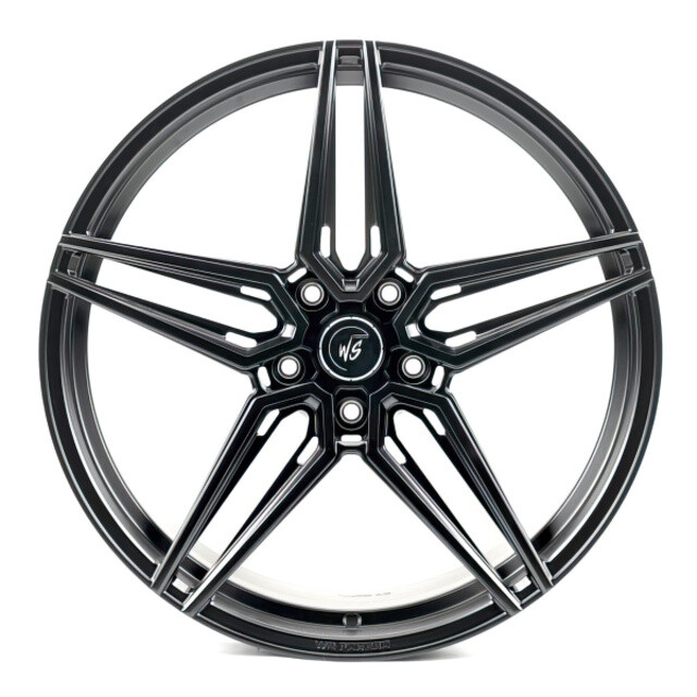 Литі диски WS Forged WS2102 R22 W11.5 PCD5x130 ET61 DIA71.6 (satin black)-зображення-1