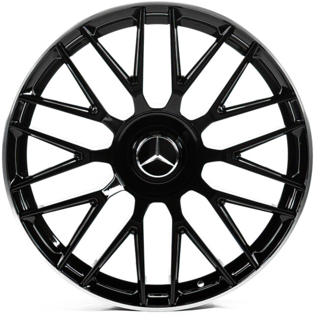 Литі диски Replica Mercedes (MR932) R20 W9.5 PCD5x112 ET43 DIA66.56 (gloss black machined lip)