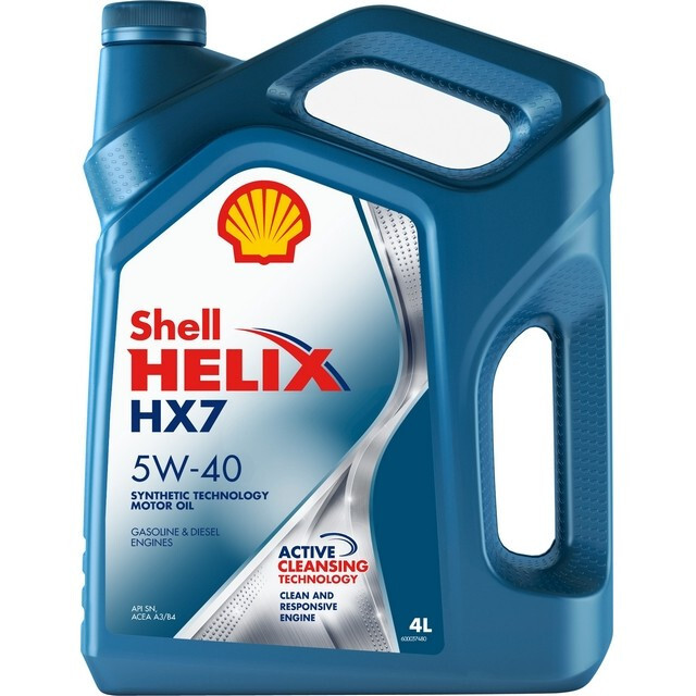Моторна олива Shell Helix HX7 5W-40 (4л.)