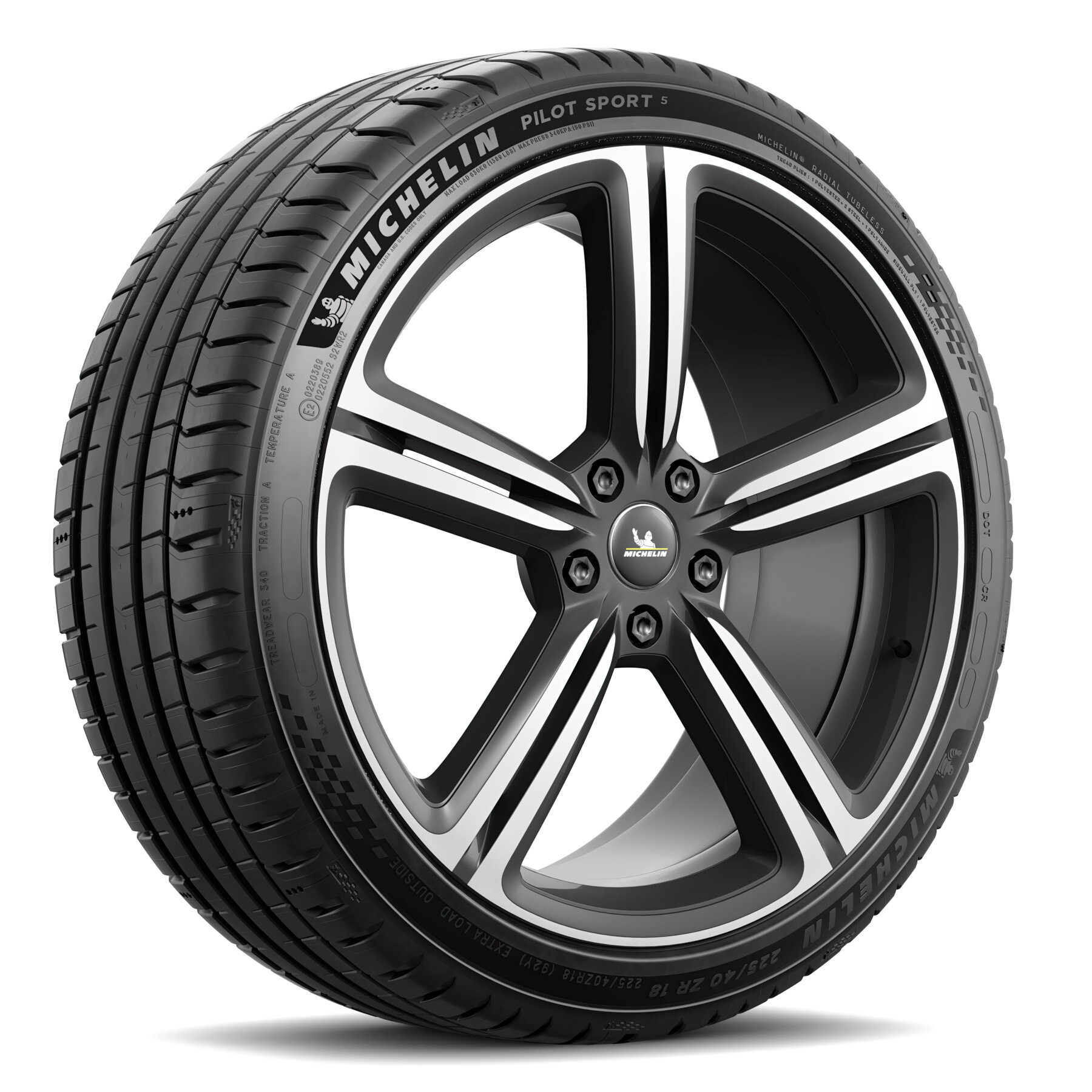 Літні шини Michelin Pilot Sport 5 225/45 ZR18 95W XL M0-зображення-4