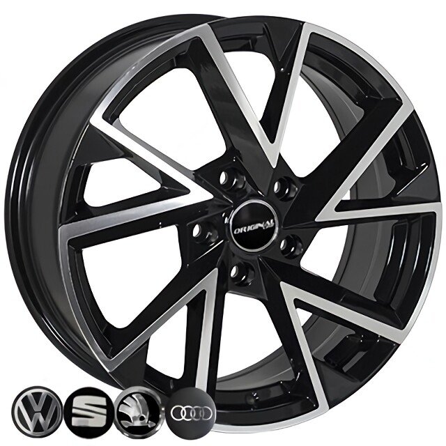Литые диски ZF 6057 R16 W6.5 PCD5x100 ET35 DIA57.1 (BMF)