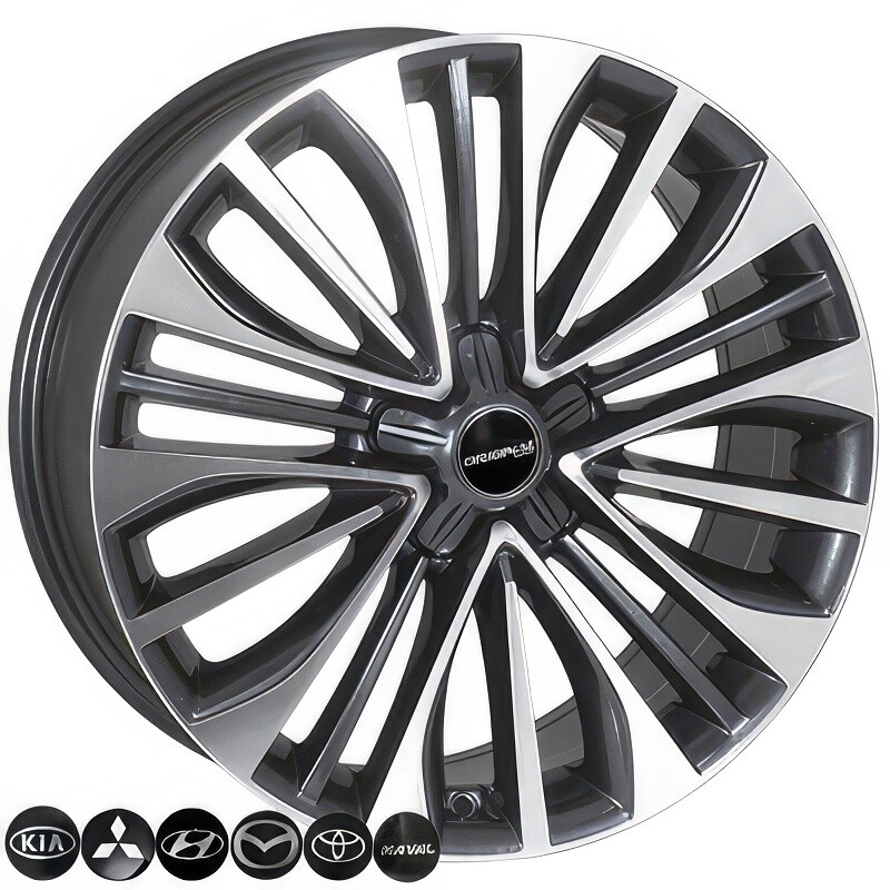 Литі диски Replica Hyundai (BK758) R18 W7.5 PCD5x114.3 ET40 DIA67.1 (DMG)-зображення-1