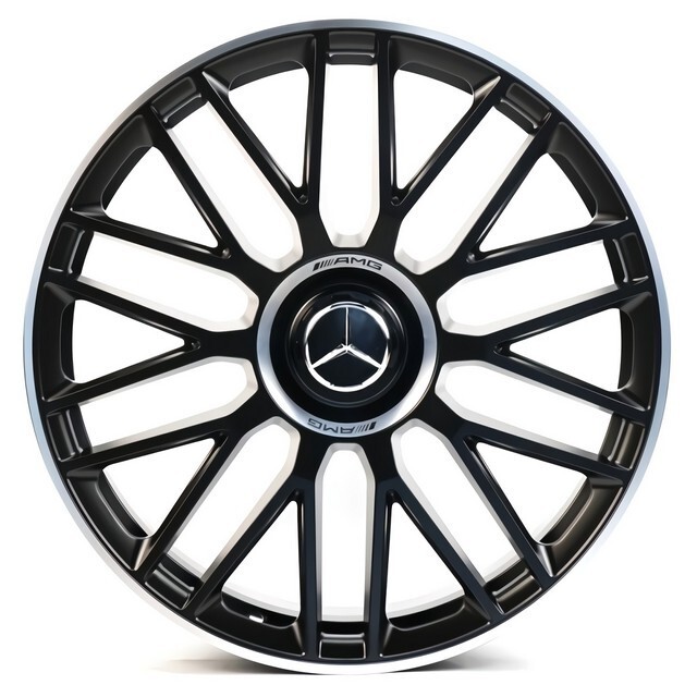 Литі диски Replica Mercedes (MR1516B) R20 W9 PCD5x112 ET34 DIA66.6 (satin black lip polished)