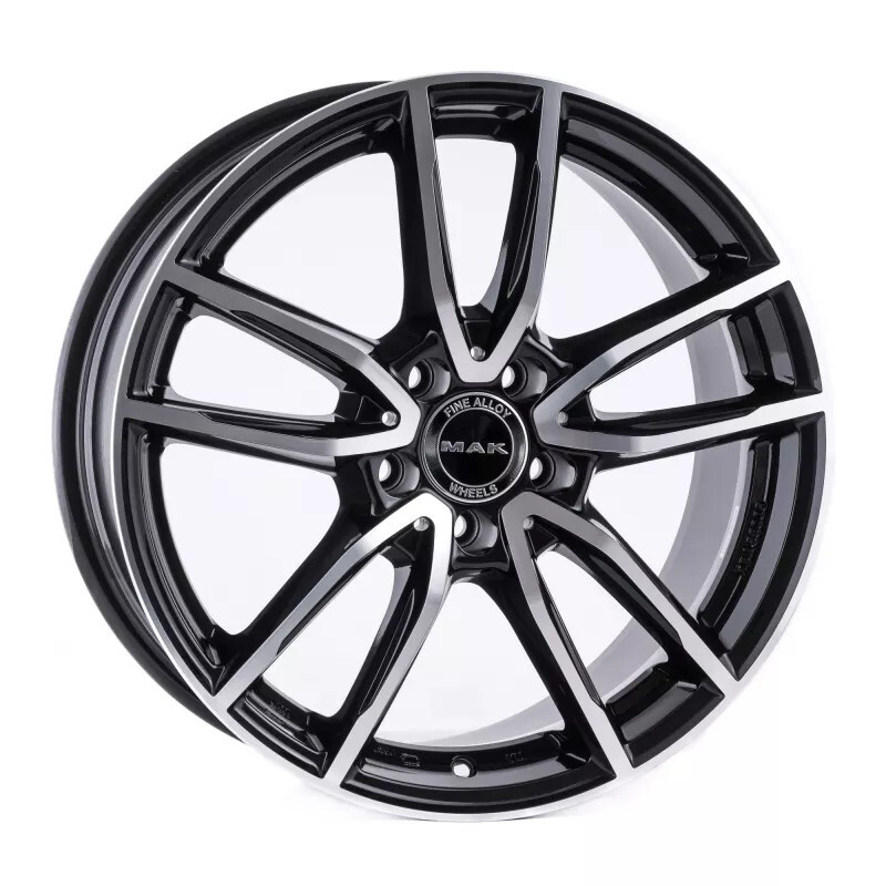 Литі диски Mak Evo R19 W8 PCD5x112 ET33 DIA66.6 (black polished)