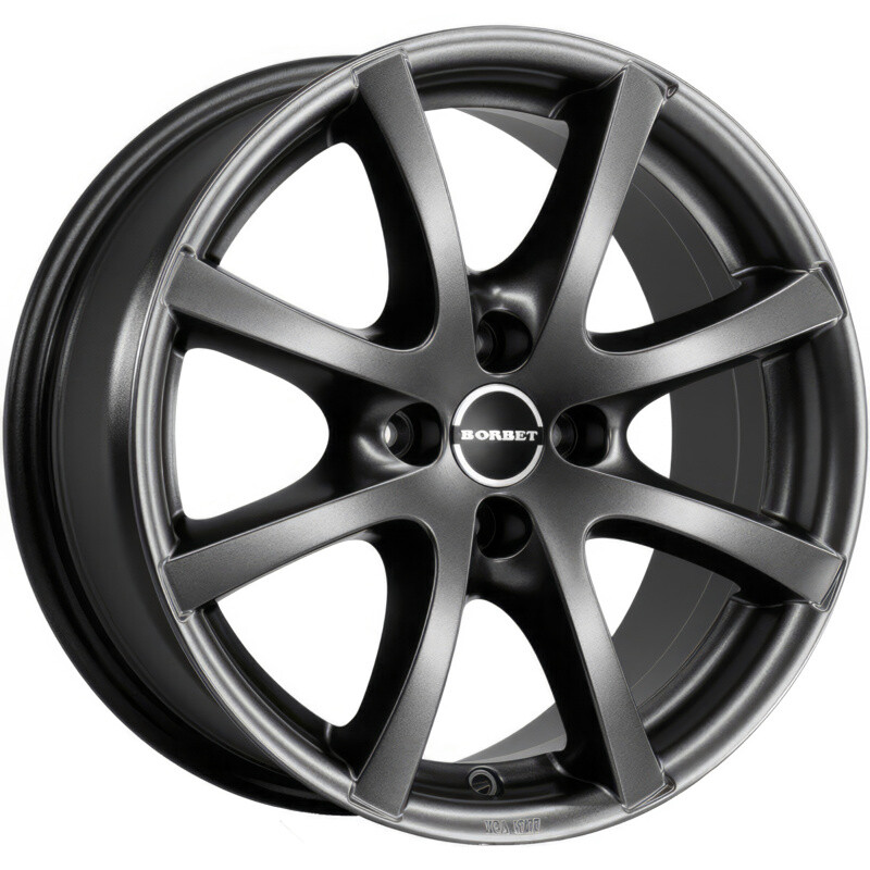 Литі диски Borbet LV4 R15 W5.5 PCD4x100 ET52 DIA64.1 (graphite)