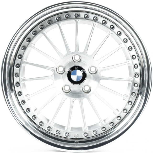 Литі диски WS Forged WS-100C R19 W8.5 PCD5x120 ET50 DIA72.6 (brushed silver lip polished)-зображення-1