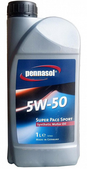 Моторне масло Pennasol Super Pace Sport 5W-50 (1л.)-зображення-1