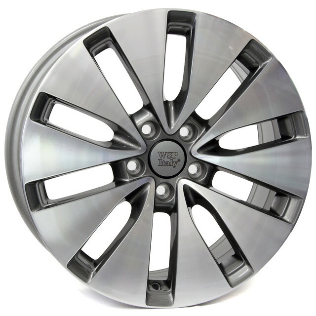 Литі диски WSP Italy Volkswagen (W461) Ermes R17 W7 PCD5x112 ET33 DIA57.1 (anthracite polished)-зображення-1