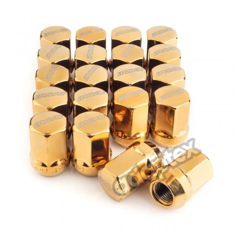 Набір гайок IRAYS M12x1.25x32 Конус Ключ 19 (Золото) Набір гайок IRAYS M12x1.25x32 Конус Ключ 19 (Золото)