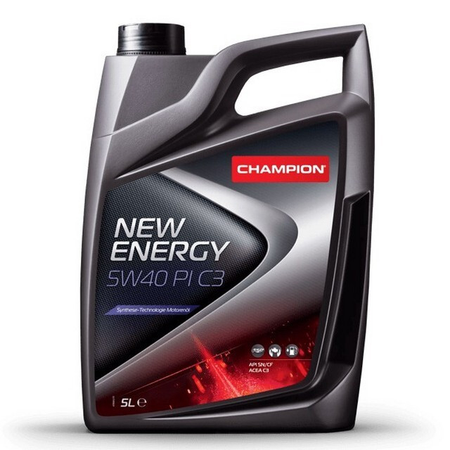 Моторна олія Champion New Energy 5W-40 PI C3 (5л.)-зображення-1