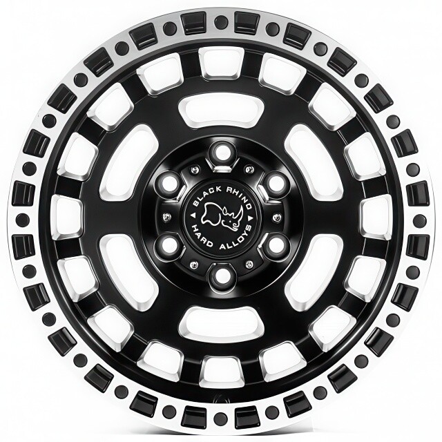 Литі диски Off Road Wheels OW1697 R17 W8.5 PCD6x139.7 ET0 DIA110.1 (matt black lip polished)