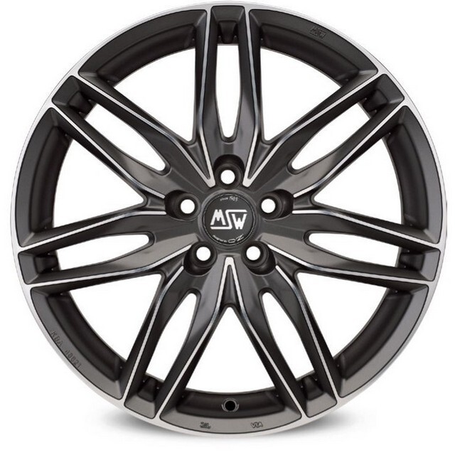 Литі диски MSW 24 R16 W7.5 PCD5x115 ET32 DIA70.2 (graphite polished)-зображення-1