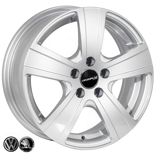 Литі диски ZW 6591 R15 W6 PCD5x100 ET38 DIA57.1 (silver)
