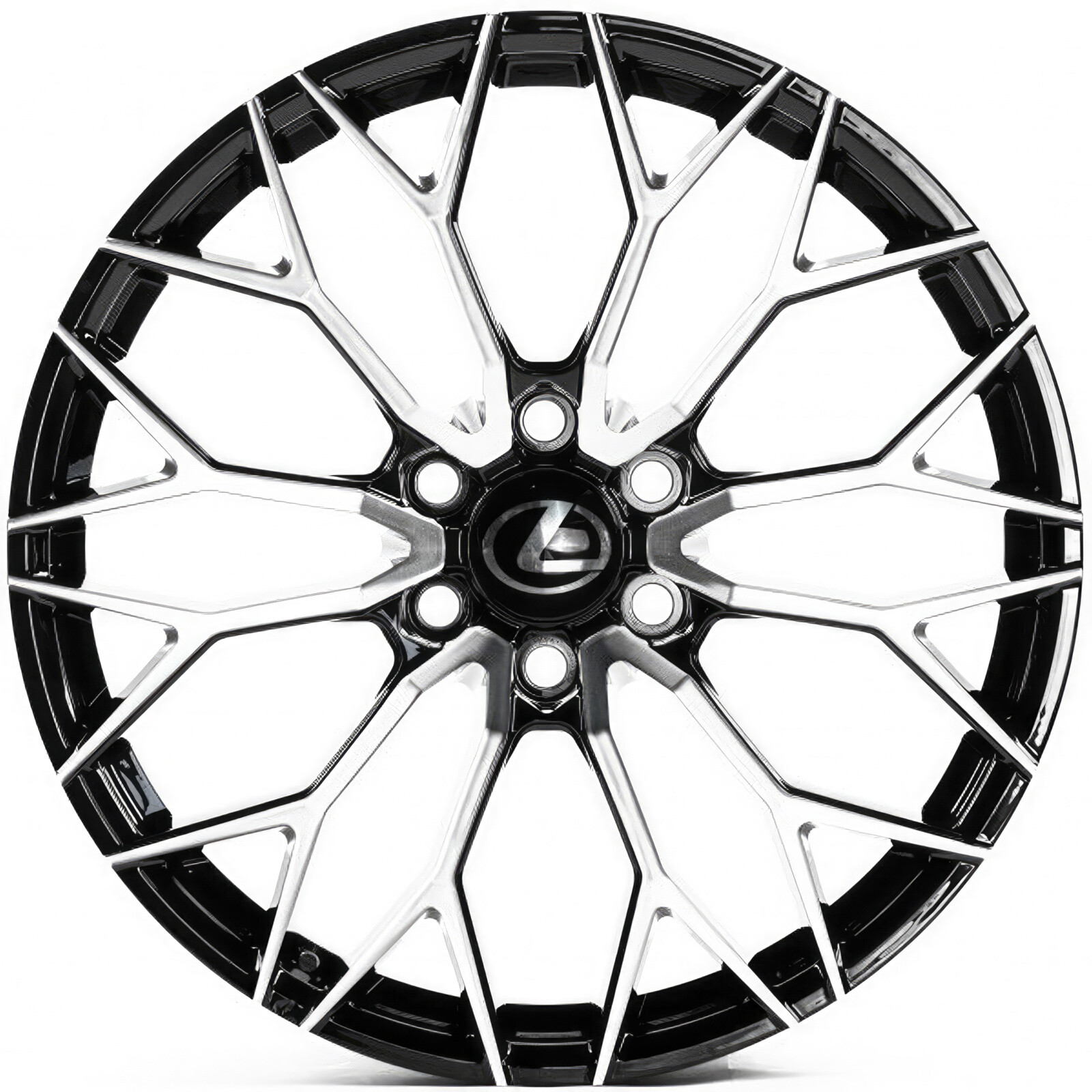 Литі диски WS Forged WS6-LX001 R22 W8.5 PCD6x139.7 ET45 DIA95.1 (gloss black machined face)