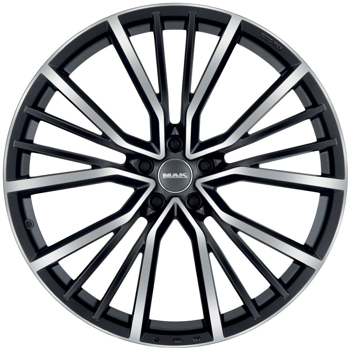 Литі диски Mak Union R22 W10 PCD5x112 ET19 DIA66.6 (grey polished)-зображення-2