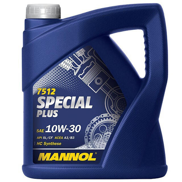 Моторна олива Mannol 7512 Special Plus SL/CF A3/B3 SAE 10W-30 (4л.)