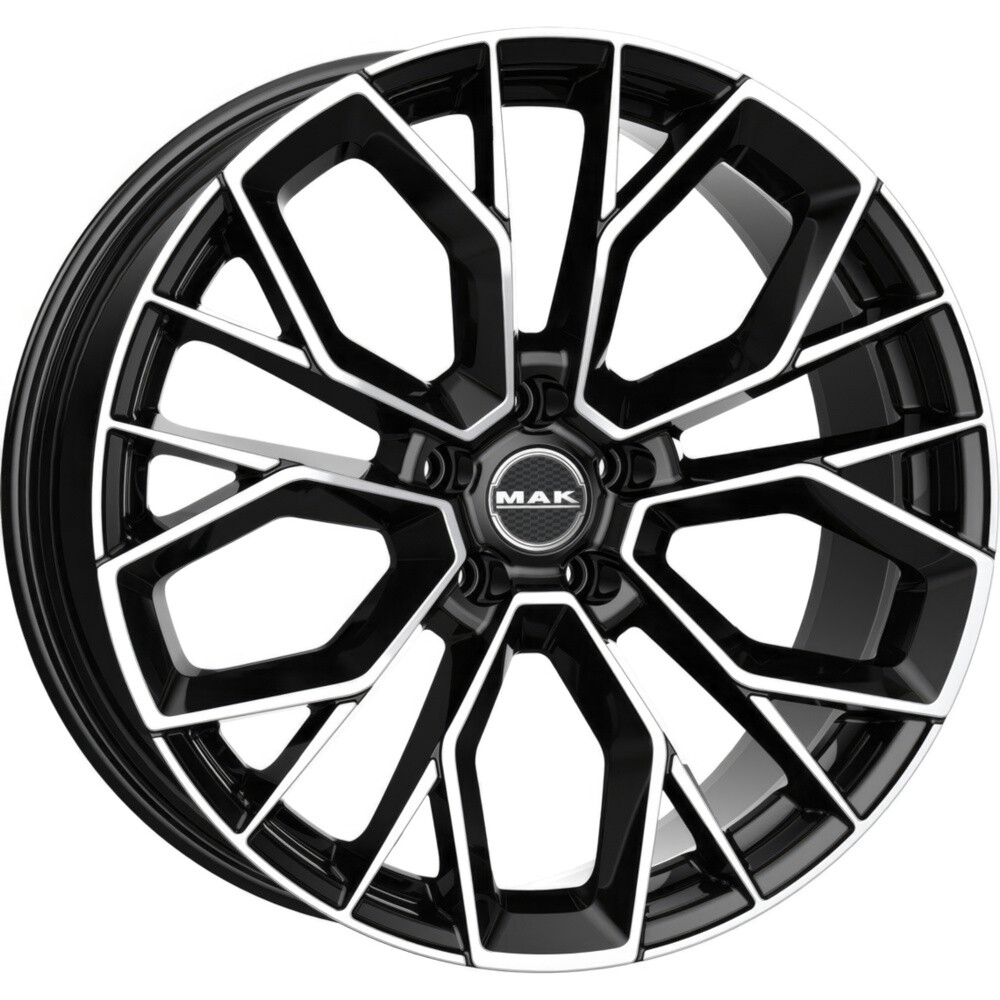 Литі диски Mak Stilo-D R21 W10 PCD5x112 ET19 DIA66.6 (black polished)-зображення-2
