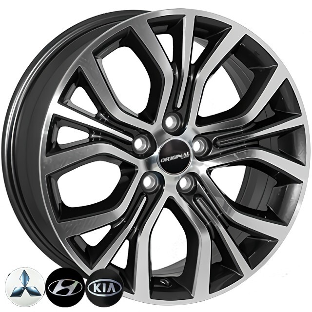 Литі диски ZF TL1481NW R18 W7 PCD5x114.3 ET38 DIA67.1 (GMF)-зображення-1