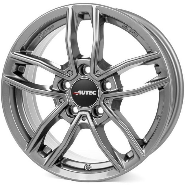 Литі диски Autec Mercador R16 W6.5 PCD5x112 ET44 DIA66.5 (titan silver)-зображення-1