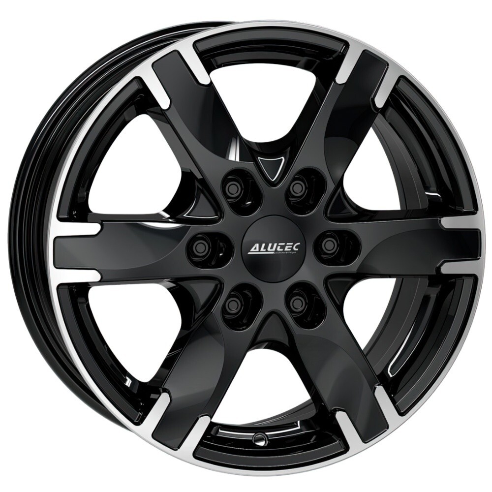 Литі диски Alutec Titan R17 W7.5 PCD6x139.7 ET55 DIA93.1 (black polished)-зображення-1