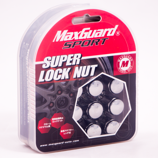 Комплект гайок (секретки) Max Guard Hn15-1B Конус (M12x1.25x32) Хром